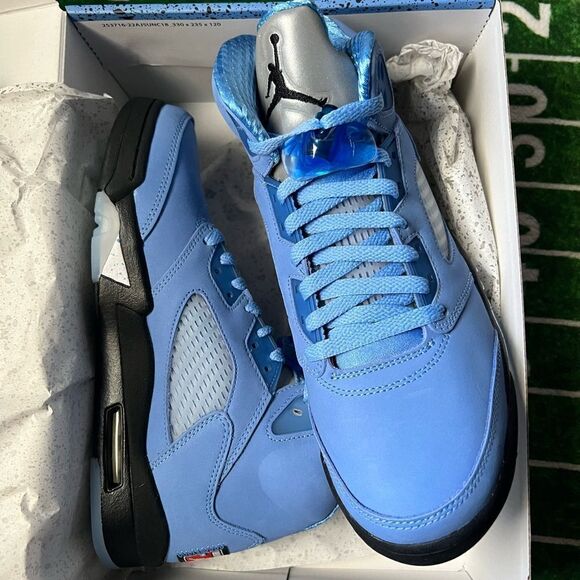 Nike Air Jordan 5 UNC University Blue Black DV1310-401 size 8 - 14 main image 13